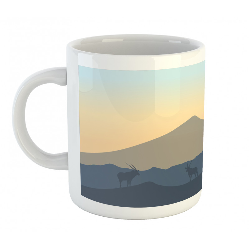 Hills with Open Sky Art Mug