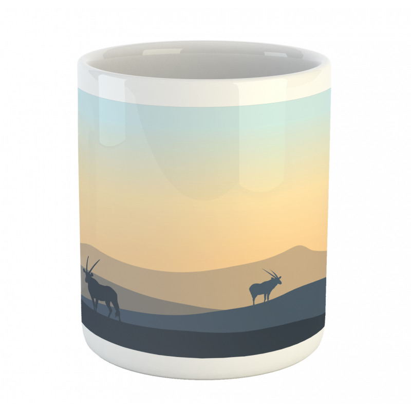 Animal Antlers Pastel Sky Mug