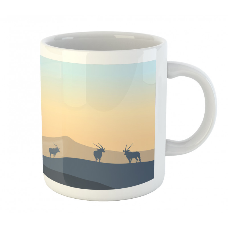 Animal Antlers Pastel Sky Mug