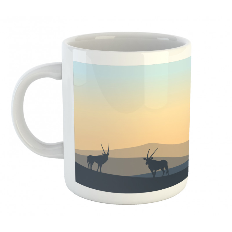 Animal Antlers Pastel Sky Mug