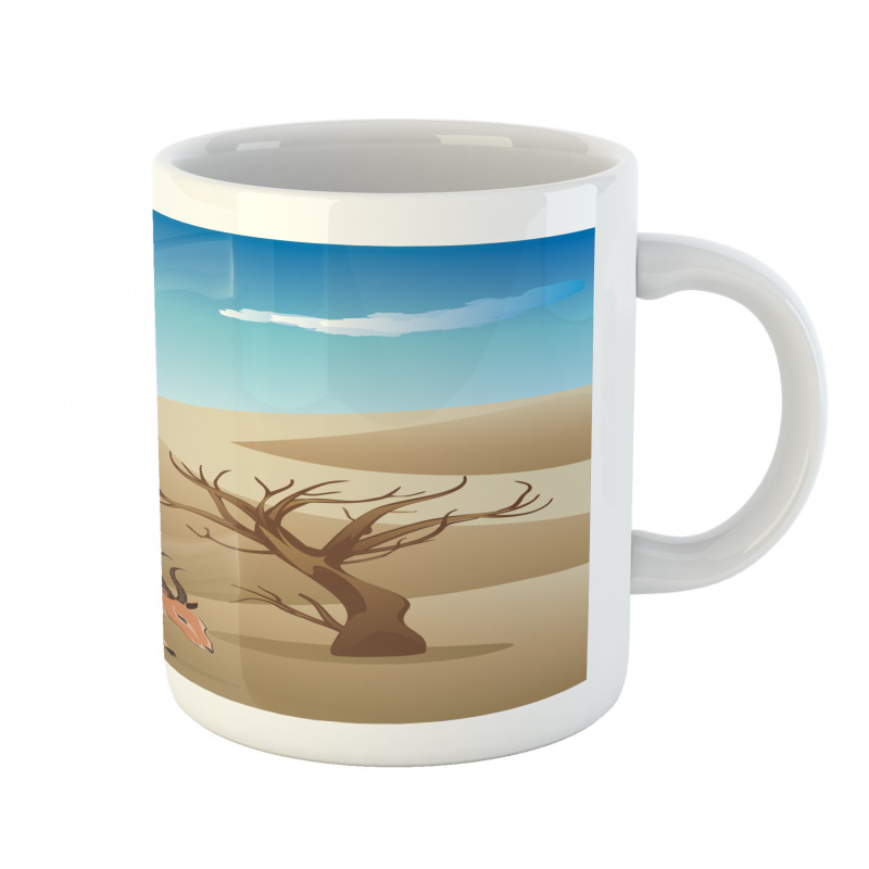 Animals and Bare Trees Mug