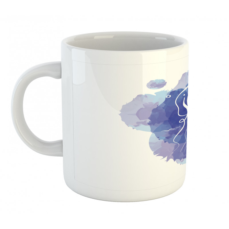 Abstract Paint Splash Mug