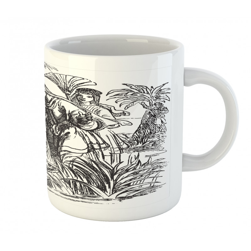 Old Engraving Baby Mug