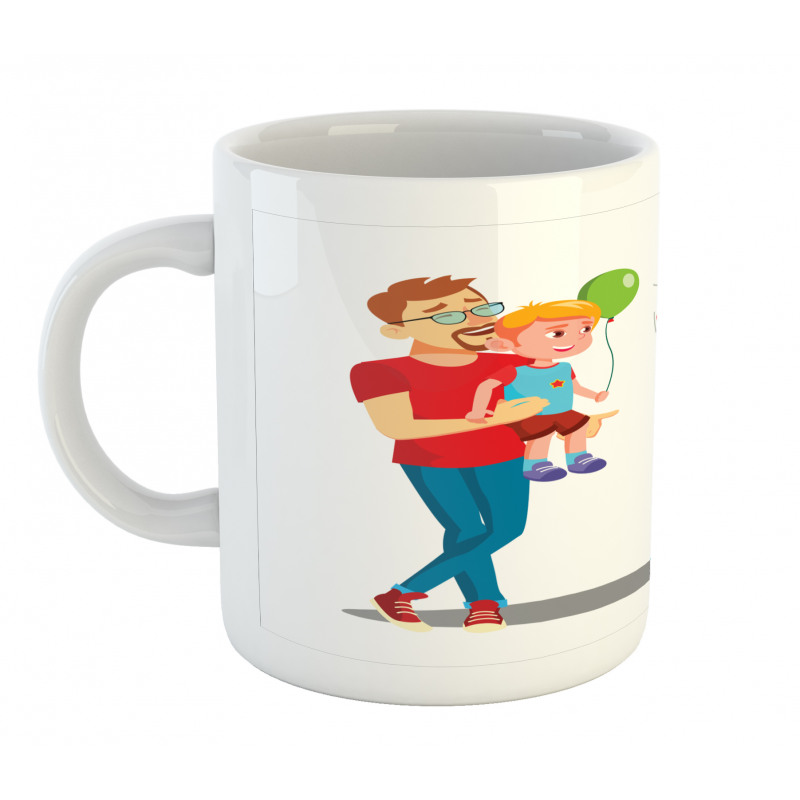 Father and Son Having Fun Mug