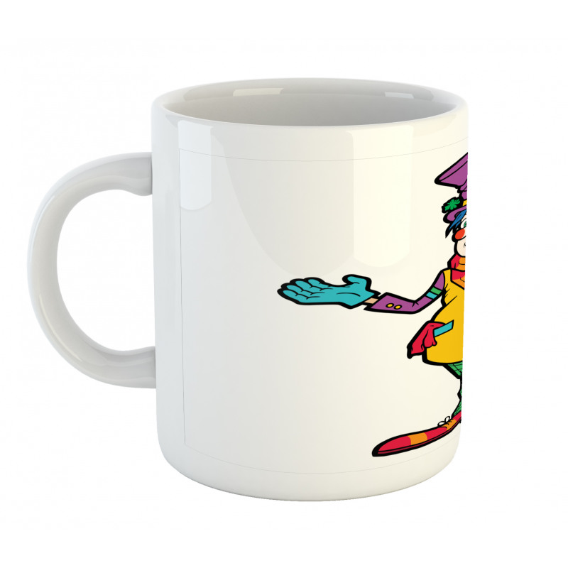 Whimsical Man with Magic Wand Mug