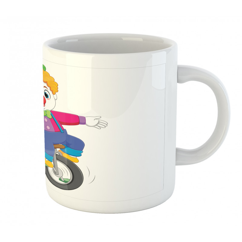 Circus Humorous Boy on Wheel Mug