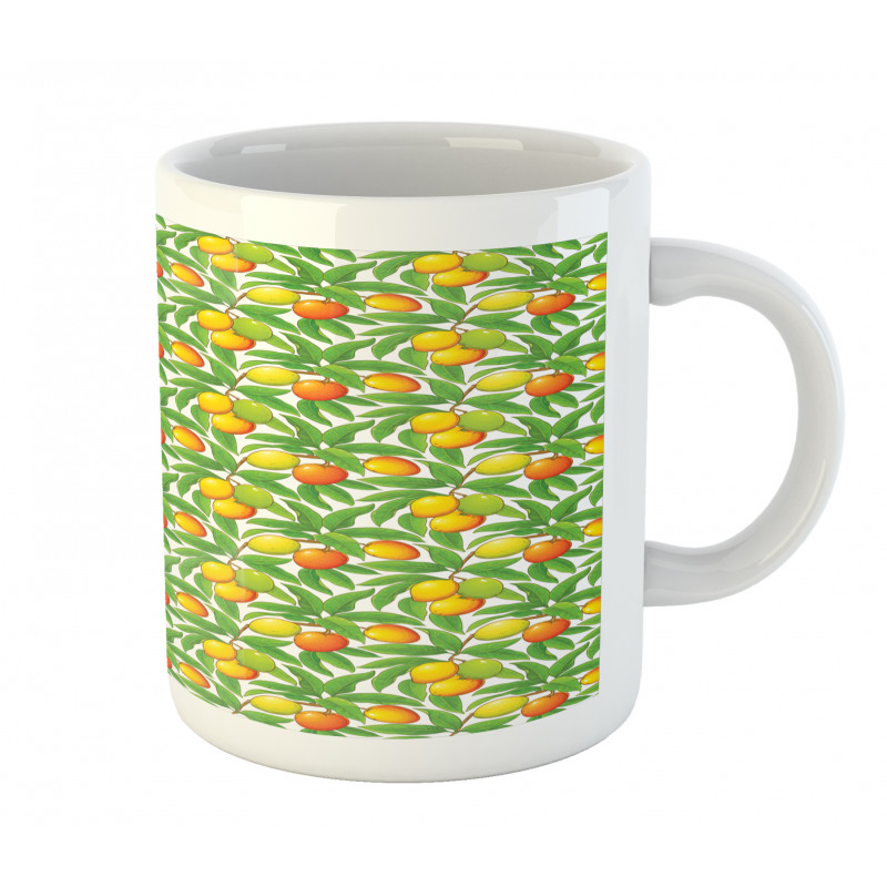 Ripe Mango Branches Mug