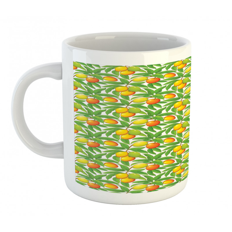 Ripe Mango Branches Mug