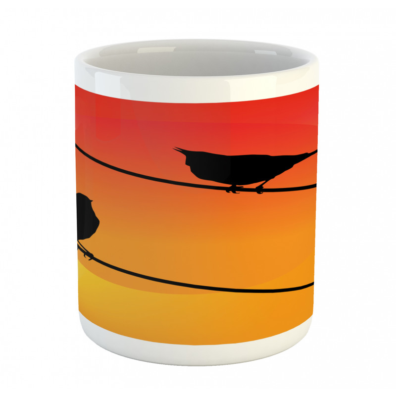 Avian Animal Sunset Mug