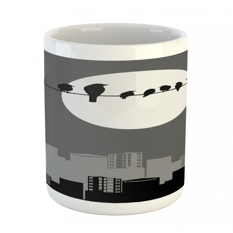 Moon Night at City Mug