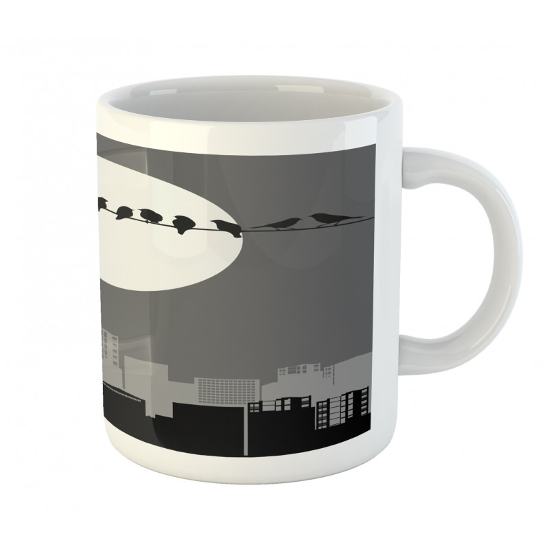 Moon Night at City Mug