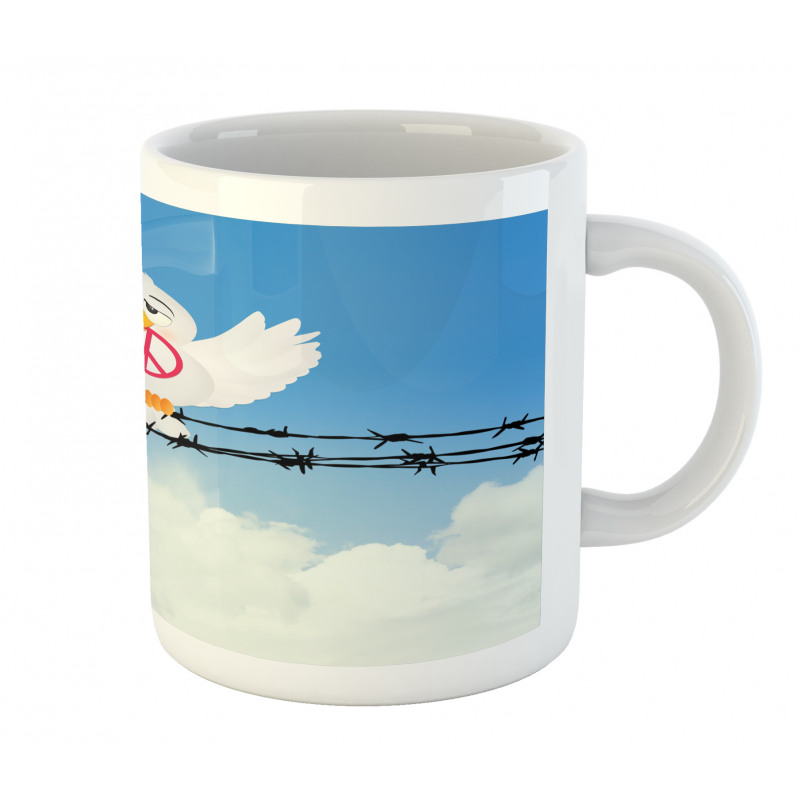 Cartoon Animal Peace Mug