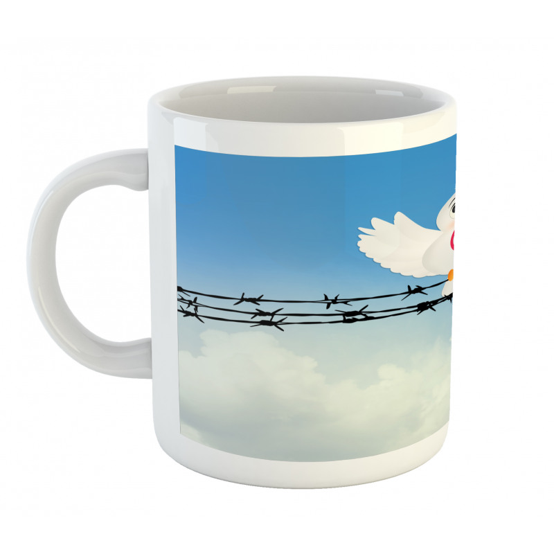 Cartoon Animal Peace Mug