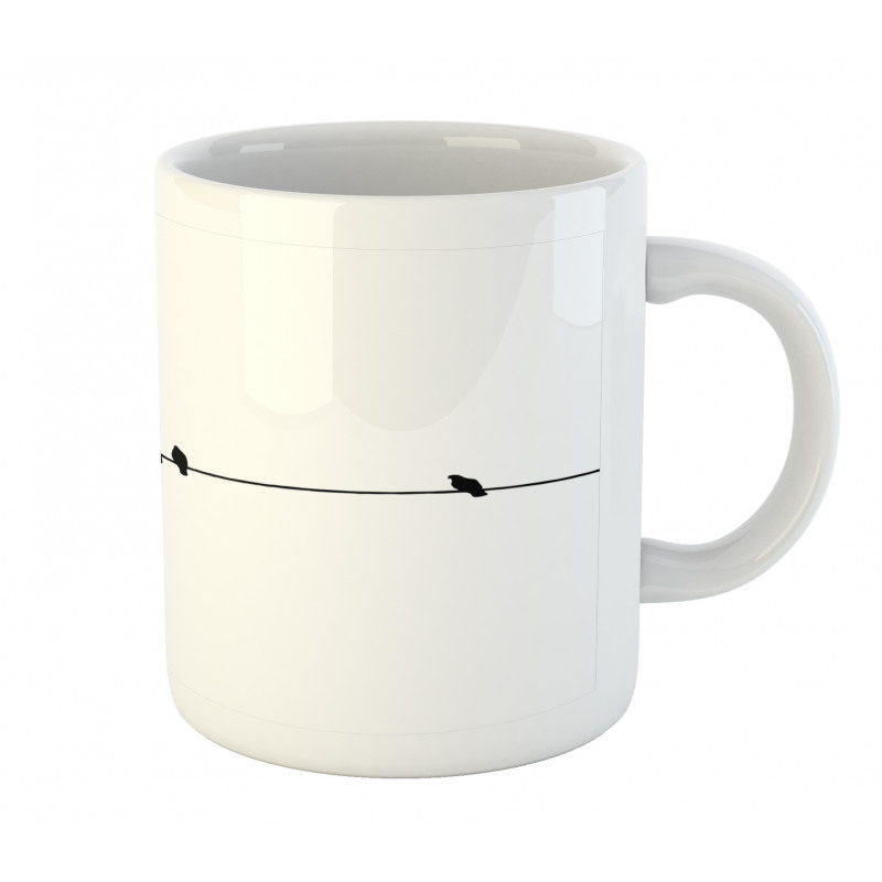 Minimal Pigeon Mug