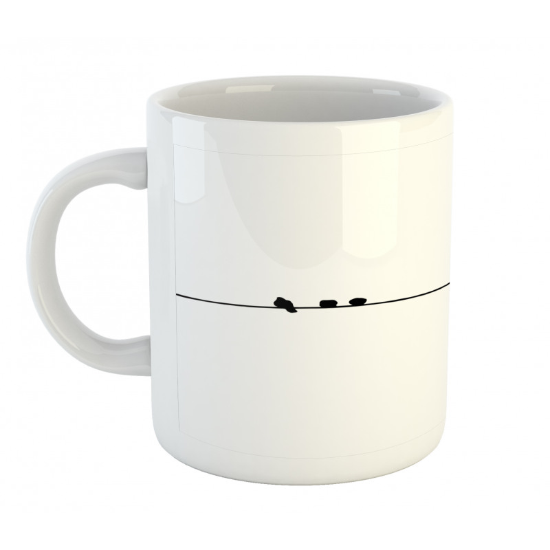 Minimal Pigeon Mug