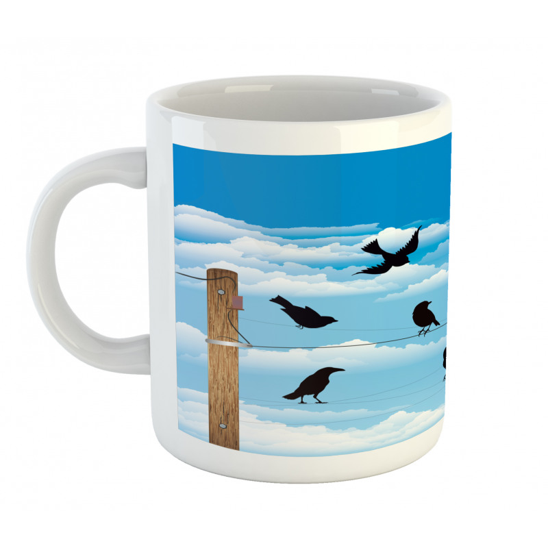 Boy and Avian Sky Mug