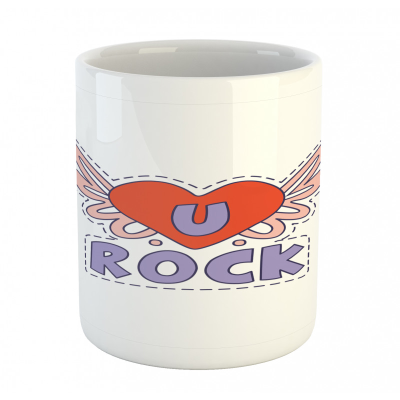 Winged Heart Motivation Mug