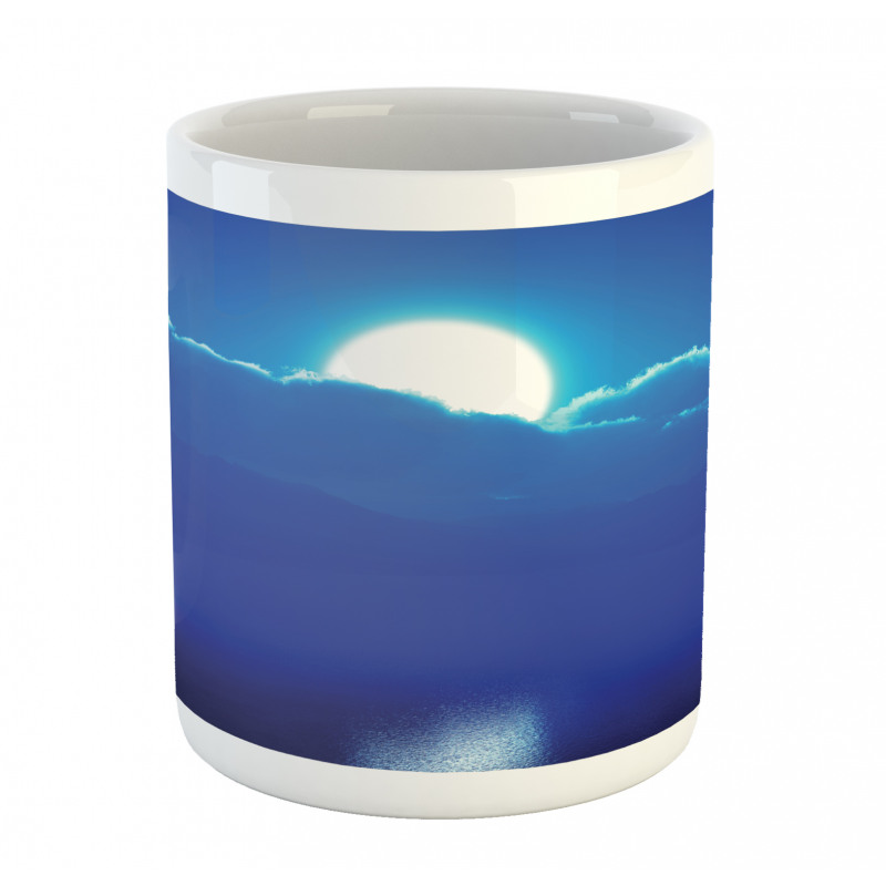 Moonlit Sky and Clouds Mug