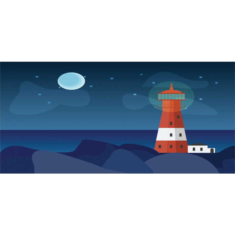 Lighthouse at Night Mug