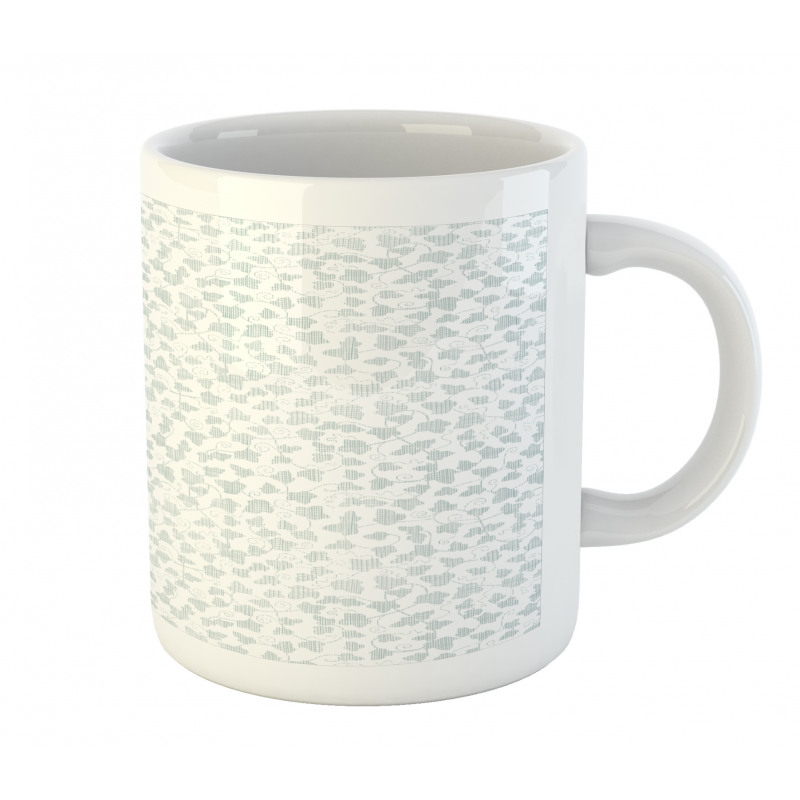 Grape Leaf Ivy Pastel Tones Mug