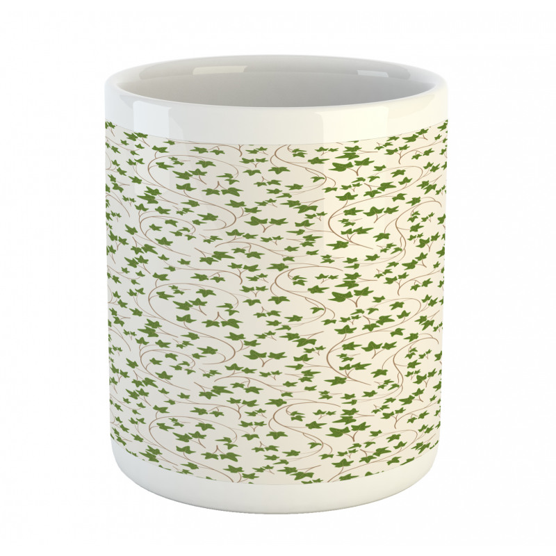 Colorful Grape Leaves Graphic Mug