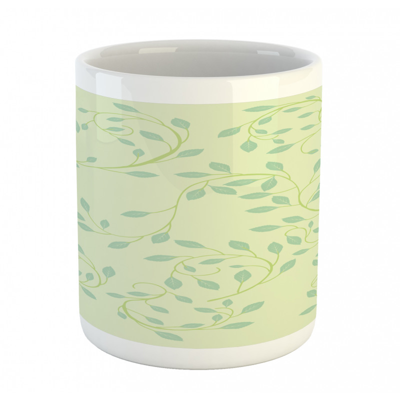 Abstract Grape Leaves Ivy Mug