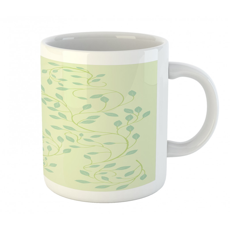 Abstract Grape Leaves Ivy Mug