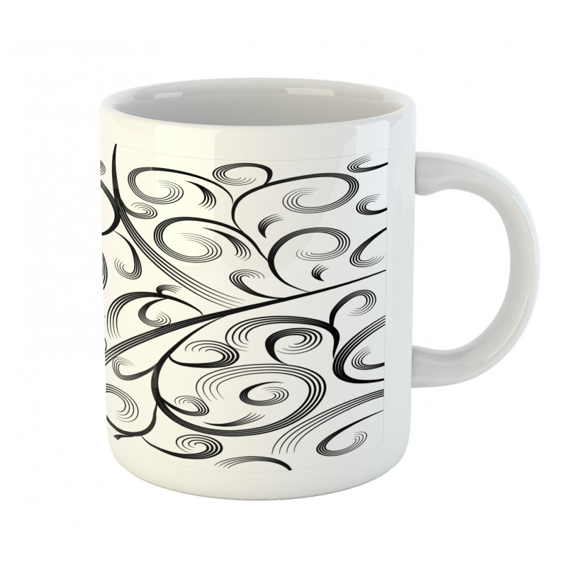 Curvy Lines Art Mug