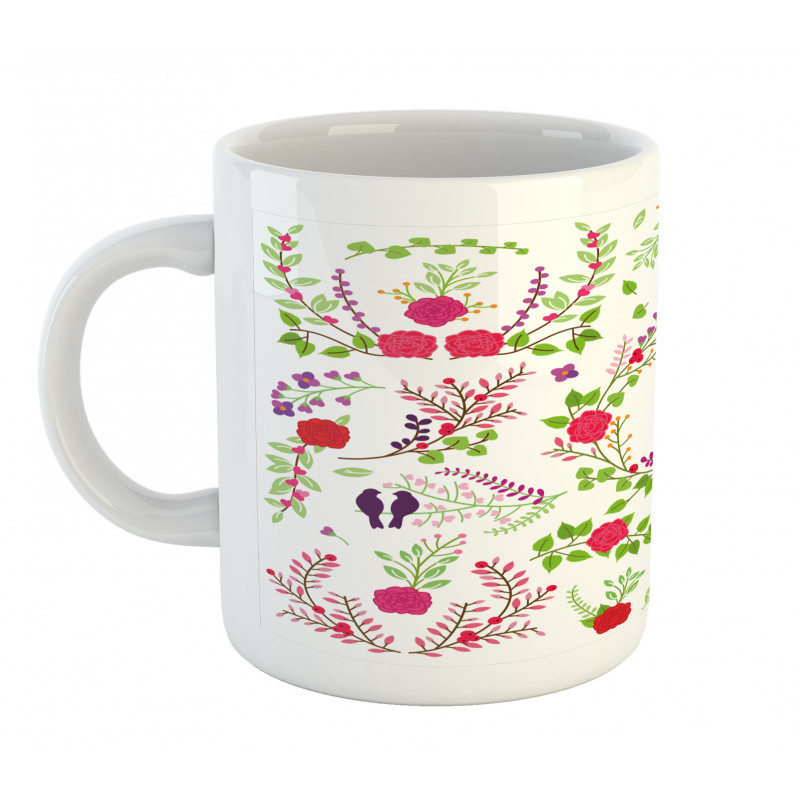 Spring Theme Rose Blossoms Mug