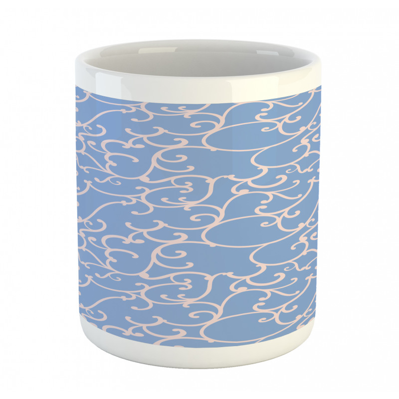 Rhythmic Curvy Branches Mug