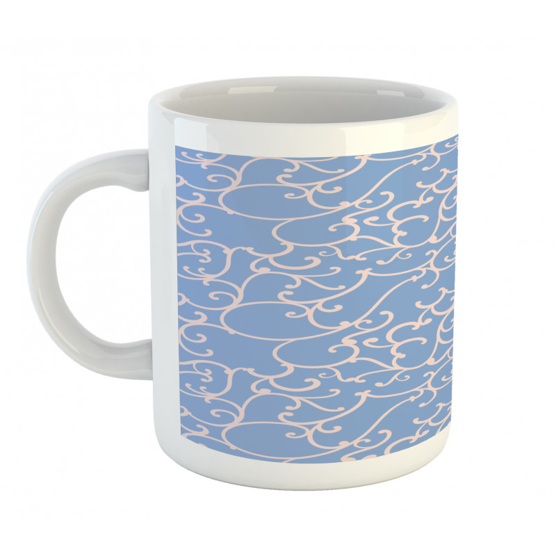 Rhythmic Curvy Branches Mug