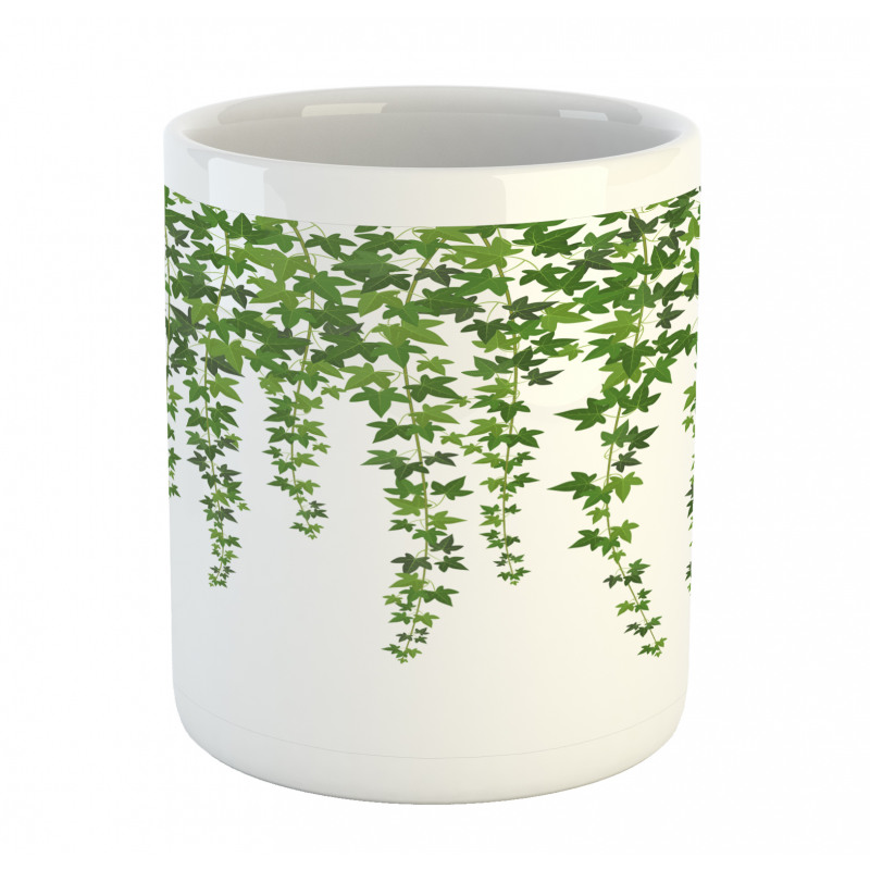 Garden Theme Grape Leaves Mug