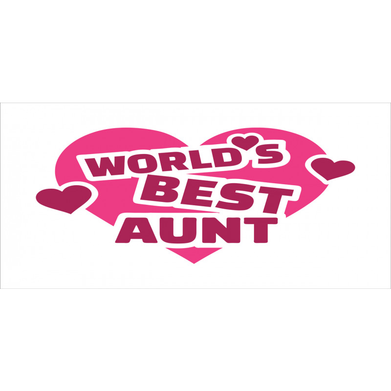 World's Best Aunt Lettering Mug