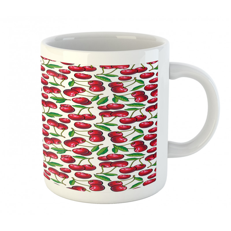 Cartoon Summer Fruit Art Mug