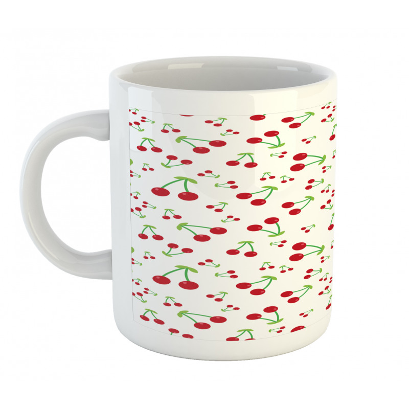 Simple Summer Fruit Pattern Mug