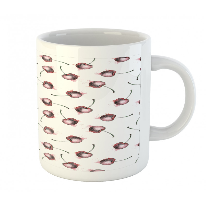 Grunge Sketch Fruit Mug