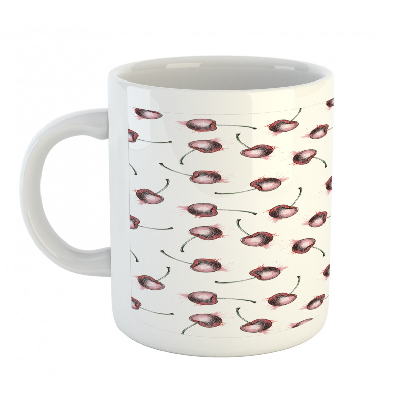 Grunge Sketch Fruit Mug