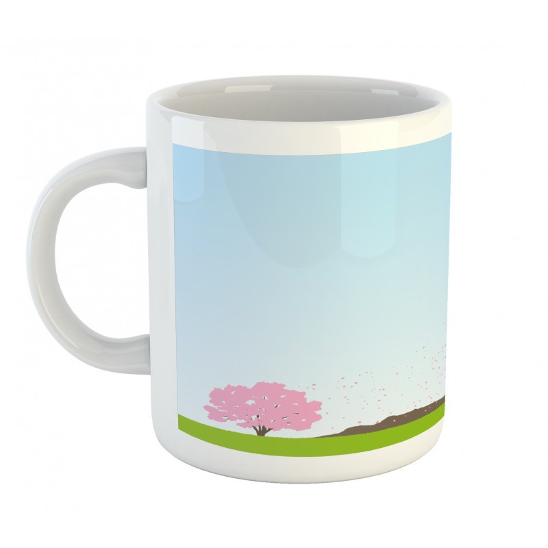 Floating Cherry Blossom Mug