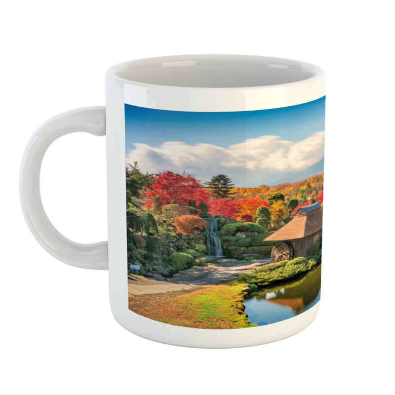 Farmhouses and Mount Hill Mug