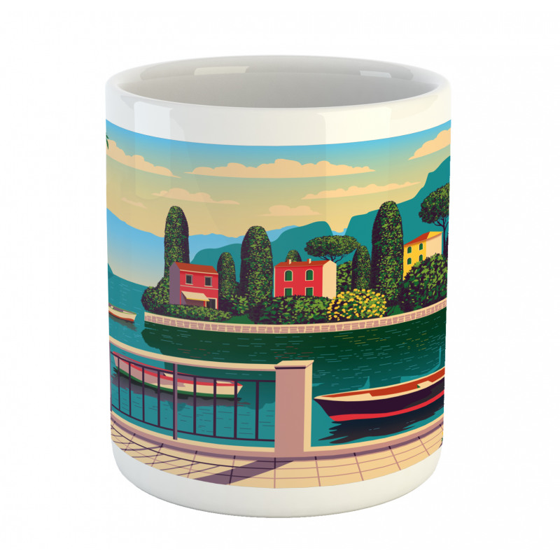 Mediterranean Romantic Scene Mug