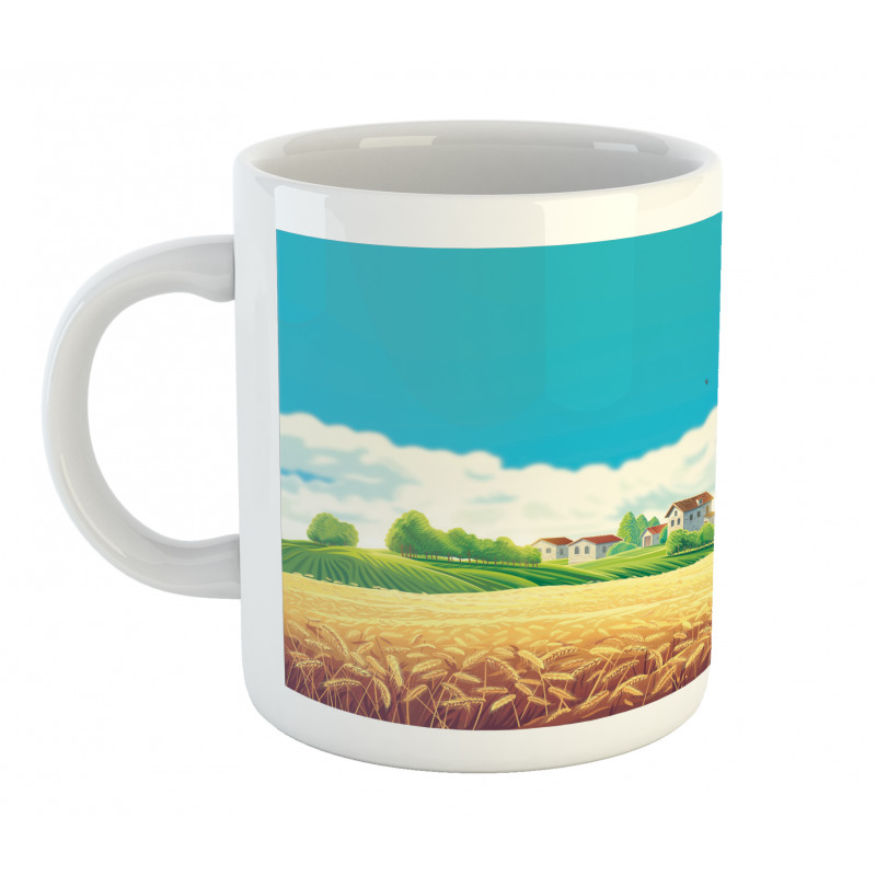 Countryside Wheat Field Mug