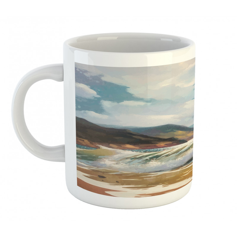 Sea Waves Coastline Mug