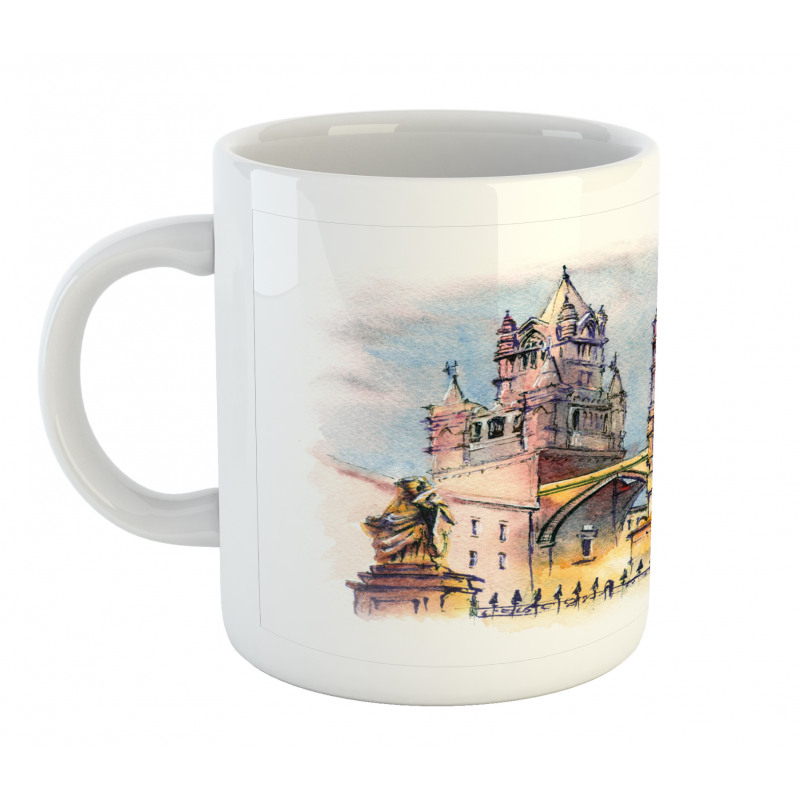 Monument in Palermo Sicily Mug