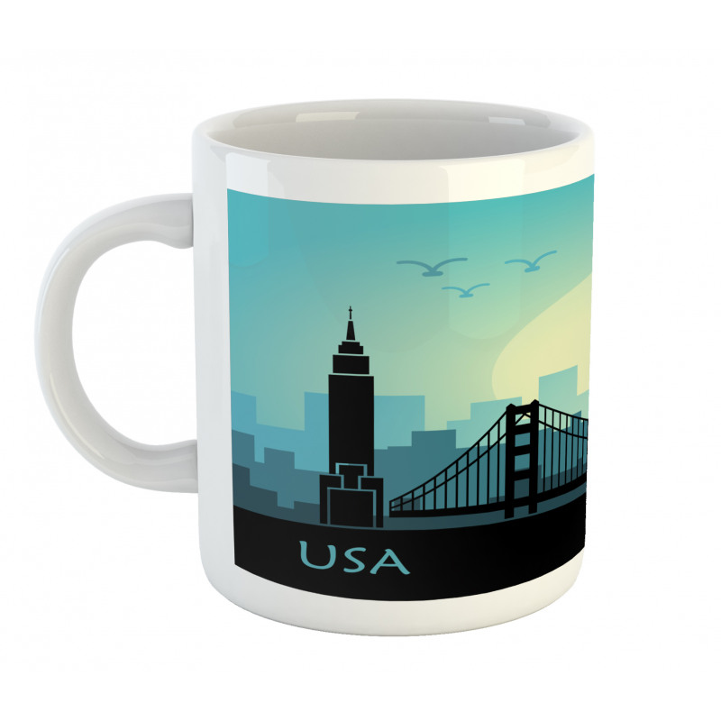 USA Skyscrapers City Skyline Mug