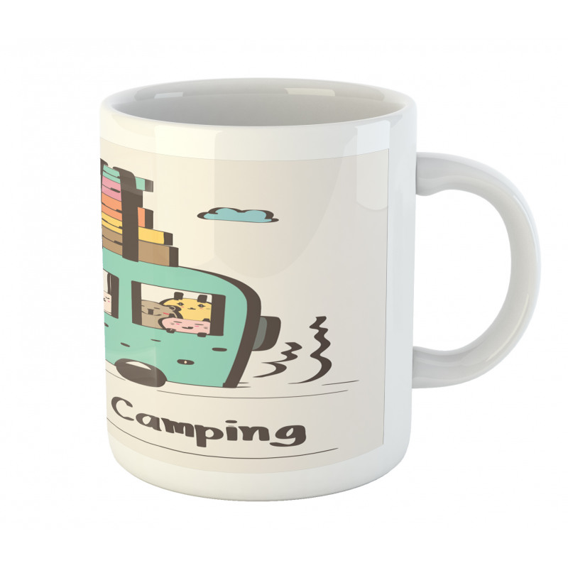 Childish Animals Van Mug