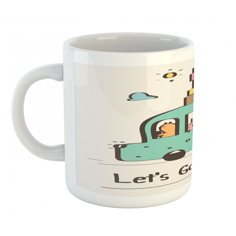 Childish Animals Van Mug