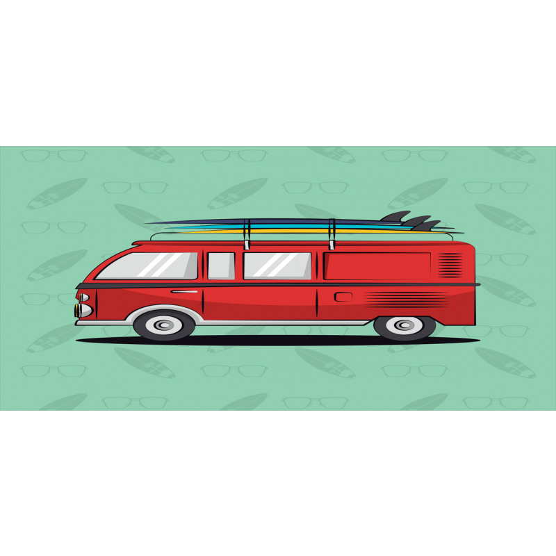 Van with Surf Boards Mug