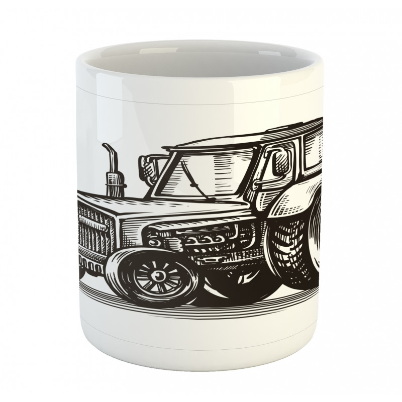 Farming Tractor Art Mug