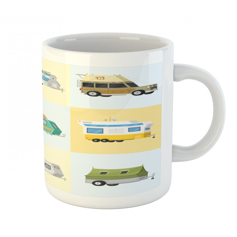 Various Camper Vans Mug