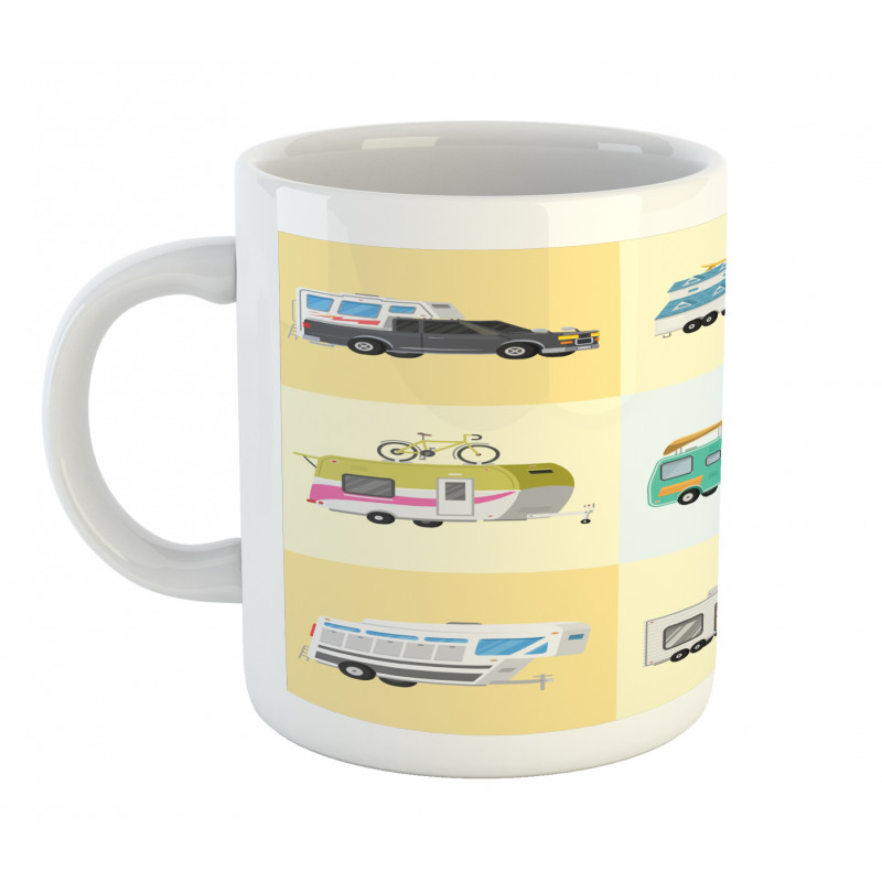 Various Camper Vans Mug